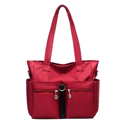 

Womens bag light nylon bag Korean version 100 handbag leisure Oxford cloth bag canvas mother bag