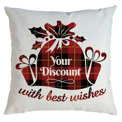

Siaonvr Christmas Pillow Cover Pillowcases Decorative Sofa Cushion Cover 45x45cm