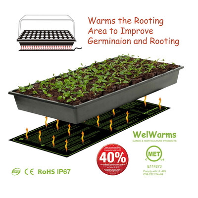 

Siaonvr 20x10 Seedling Heat Mat Plant Seed Germination Propagation Clone Starter Pad