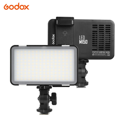 

Godox LEDM150 Mini LED Video Light 5600K Dimmable Photography Fill-in Light CRI 95 with Adjustable Phone Mounting Bracket for DSL