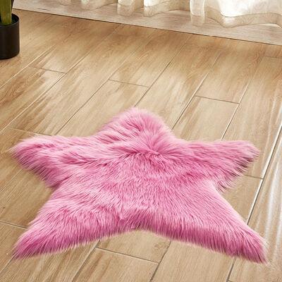 

Star Rug Kids Children Anti-Skid Fluffy Area Home Bedroom Floor Door Fur Carpet Mats Rugs