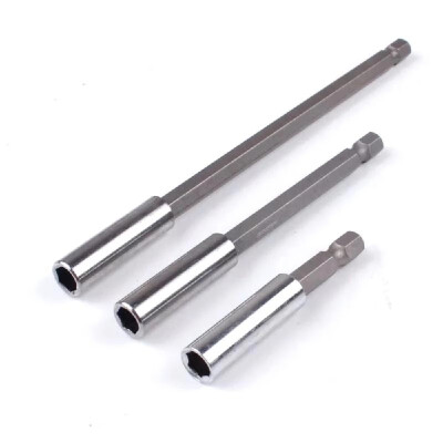 

3pcs Magnetic Screwdriver Extension Bit 40mm65mm115mm Quick Release 14 Hex Rod Shank Tools Holder Tool Drill Bits Set