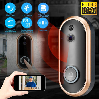 

Wireless Smart WiFi Door Bell IR Video Visual Camera Intercom Home Security Kit