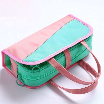 

New Big Capacity Multilayer Canvas Storage Pouch Pen Pencil Case Multifunctional Storage Bag Stationery Bag Holder