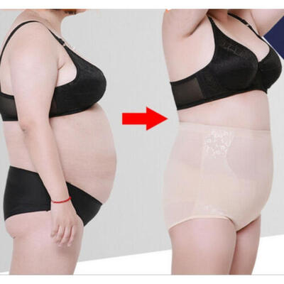

Women Ladies High Waist Pants Abdomen Briefs Underwear Body Shaper Size 3- 1X