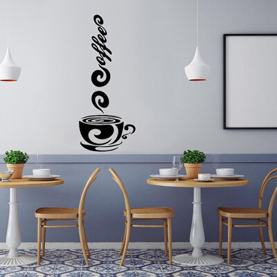 

Gobestart Coffee Mugs Tea Coffee Art Decal Vinyl Wall Stickers Kitchen Pub Deor