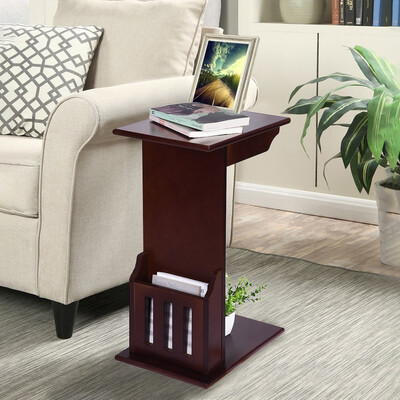 

Gobestart Magazine Snack Table Sofa Side End Table End Stand Desk Coffee Tray Side Table