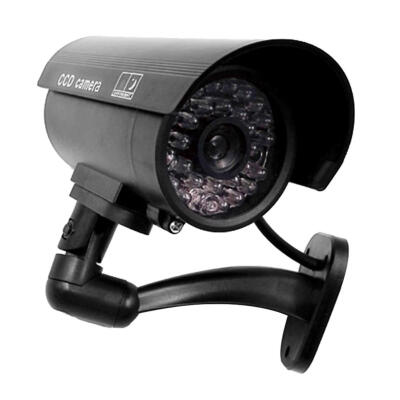 

2600 Waterproof Fake Simulation Dummy Bullet CCTV Camera wiFlashing Light