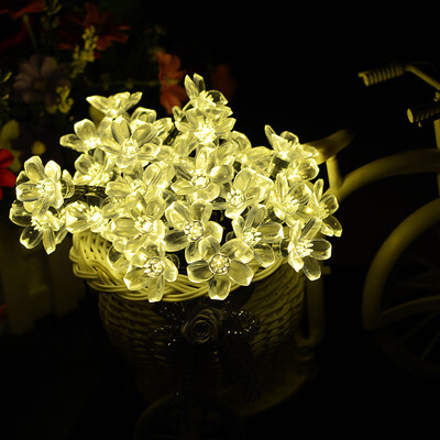 

Gobestart Solar Light String 50Led Peach Light String Solar Garden Light Led Outdoor Light