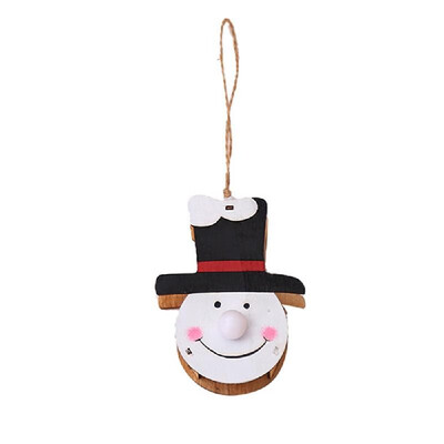 

Lightweight Mini Size Cute Wooden Luminous Doll Pendant Christmas Tree Decorative Supplies Wooden Elk With Light