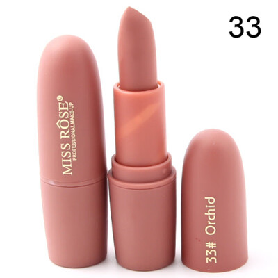 

Natural Sexy Red Lips Matte Velvet Lipstick Pencil Cosmetic Long Lasting Makeup Nude Brown Matte Lipstick