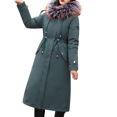 

Toponeto Women Solid Casual Thicker Winter Warm Loose Jacket Long Overcoat