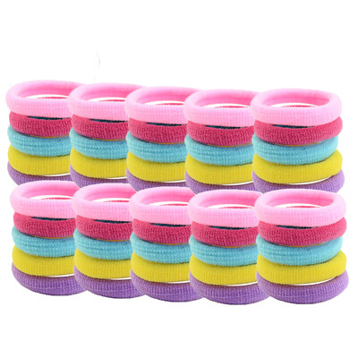 

〖Follure〗50Pcs Women Girls Hair Band Ties Rope Ring Elastic Hairband Ponytail Holder New
