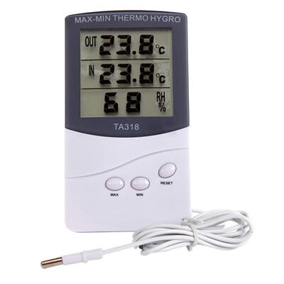 

TA318 Indoor Outdoor Digital LCD Thermometer Hygrometer Humidity Meter
