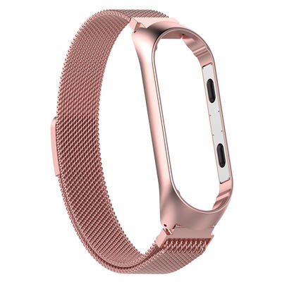 

Milanese Stainless Steel Watch Band Strap wFrame for Xiaomi MI Band 3