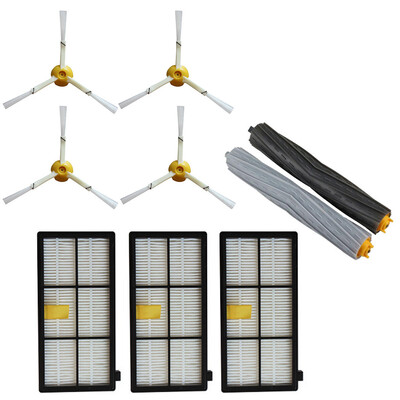 

〖Follure〗Side Brush&Hepa Filters&Bristle Brush for Irobot Roomba 800 900 Series Cleaner