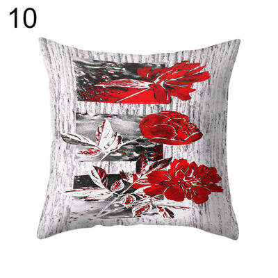 

Bright Color Flower Pillow Case Cushion Cover Sofa Bed Car Cafe Office Decor