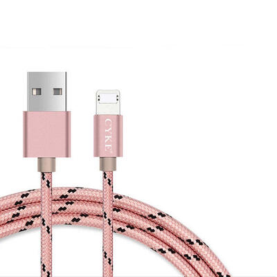 

2-in-1 Charge Cord Nylon Braided Lightning Type-C Cable For IPHONE Huawei-1m