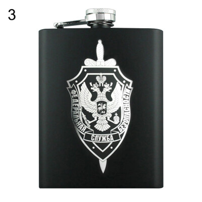 

8oz Mens Portable Stainless Steel Hip Flask Whiskey Fluid Spirits Container