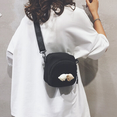 

Cute small bag female bag new 2019 fashion canvas bag Sen shoulder bag wild insyang crossbody bag