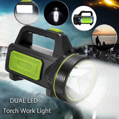 

1 Pcs Spotling LED RECHARGEABLE WORK LIGHT TORCH CAMPING SPOTLIGHT LAMP Plastics
