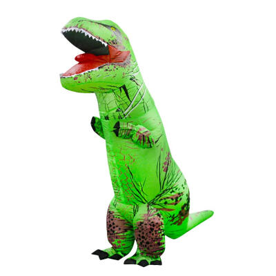 

Party Adult Inflatable Dinosaur Costume T Rex Halloween Dress Cosplay Suit