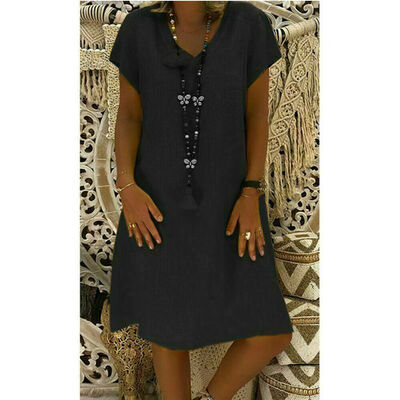 

Women Summer Boho Long Maxi Dress Evening Cocktail Party Beach Dresses Plus Size