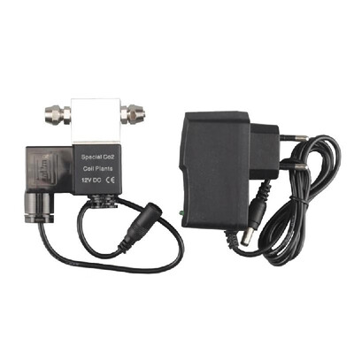 

DC 12V Output Solenoid Valve Aquarium CO2 System Regulator Electric Low Temperature Magnetic Valve for Aquarium Fish Tank Water Pl