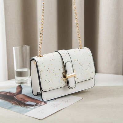 

Simple&Fashionable Slant Span in Summer Single Shoulder Girls Korean Version of INS Baitao Chain Slant Bag