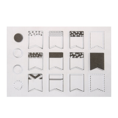 

Transparent Clear Stamp DIY Silicone Seals Scrapbooking Card 33