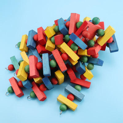 

Greensen Parrot Toy Bird Chewing Toys Hanging Parrort Toy Playing Toy with Hanger