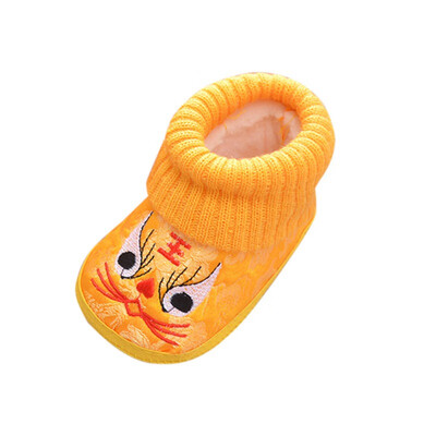 

Baby Girl Boy Breathable Cartoon Embroidery Shoes Casual Sneakers Toddler Soft Soled First Walkers Baby Shoes Winter
