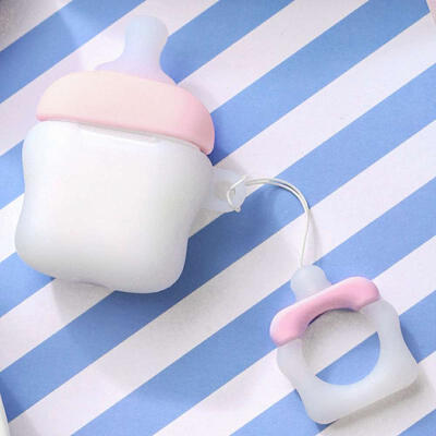 

Cute Protecive Case Baby Bottle-Shaped Protector For AirPods 12
