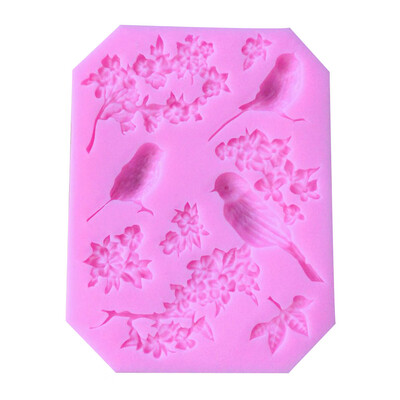 

3D Silicone Mold Bird Fondant Cake Decorating Tools Starfish Shell Chocolate Mold Baking Icing Mold