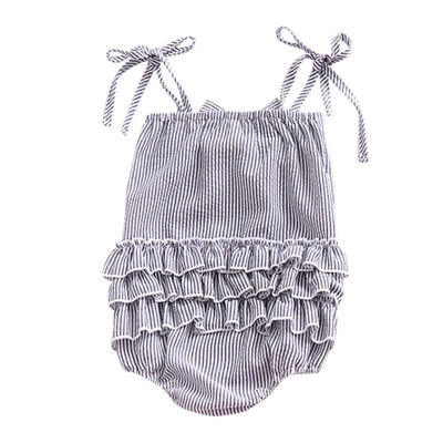 

Cute And Beautiful Baby Rompers With Sleeveless And Bow Knot Comfortable For Your Kid Dressing In Summer