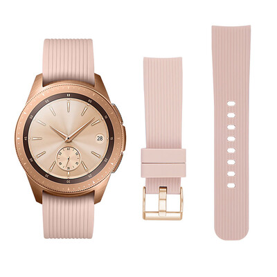

Sports Silicone Band For Samsung Galaxy Watch 42Mm 46Mm Replacement Wrist Strap Band Bracelet Accessory