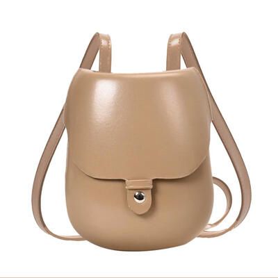 

Women Solid Color Satchel Shoulder Bags Simple Leather Small Crossbody Bag