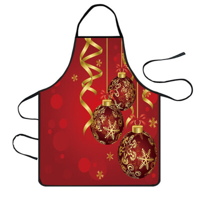 

Toponeto Christmas Decoration Waterproof Apron Kitchen Aprons Dinner Party Apron