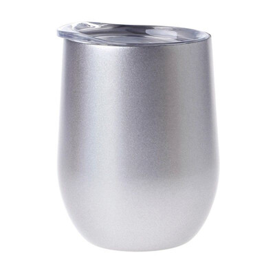 

Siaonvr Stemless Wine Cup Stainless Steel Insulated Egg Shape Beer Drinking Cup SL