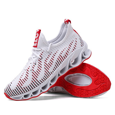 

Mens flying woven breathable mesh casual sports shoes Fashion trend running shoes