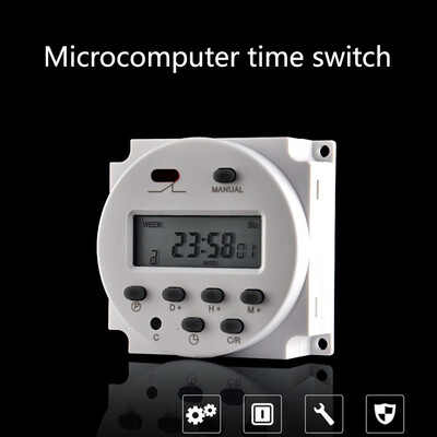 

〖Follure〗LCD Relay Switch Weekly Programmable Electronic Time Timer 12V