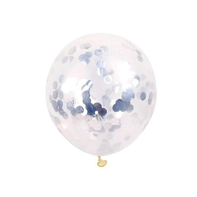 

1Pc 12-inch Transparent Magic Latex Balloon Sequins Confetti Balloon Party Wedding Supplies