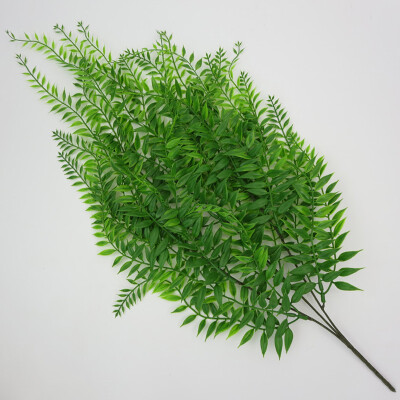 

1pcs Artificial Plant 3 Forks Willow Green Wedding Party Home Decor Ornaments