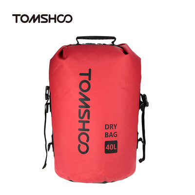 

TOMSHOO 40L Outdoor Water-Resistant Dry Bag Sack Storage Bag for Travelling Rafting Boating Kayaking Canoeing Camping Snowboarding