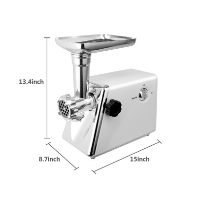 

Electric Meat Grinder Stuffer Maker Heavy Duty Mincer Sausage Kibbe Attachment