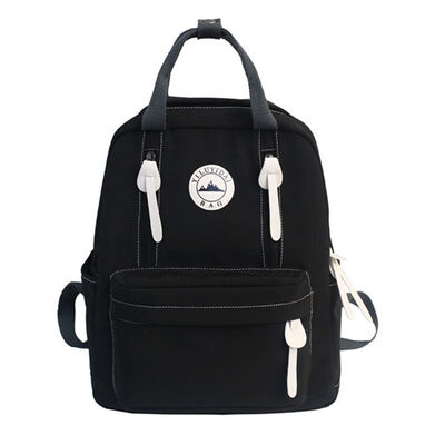 

Double shoulder bag female Korean version of campus student ins schoolbag ancient sense simple portable fashion leisure travel bac