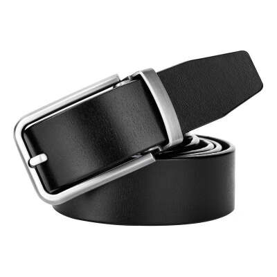 

19 new mens leather belt belt leather business dress belts supply pin buckle belt