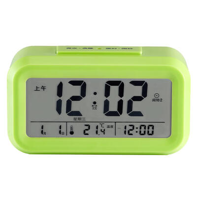 

Plastic Digital Alarm Clock Temperature Time Display Voice Clock Home Decor