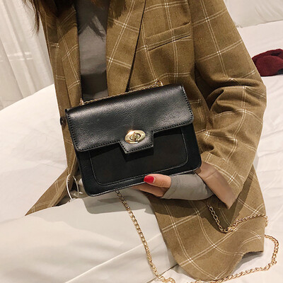 

Tailored Women Vintage Messenger Bag Chain One Shoulder Square Bag