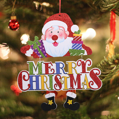 

Tailored Santa Claus Door Hanging Christmas Letter Home Decor Ornaments Gift